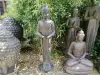 Product image 4 of the product “Buddha standing, cast stone, 151cm height ”